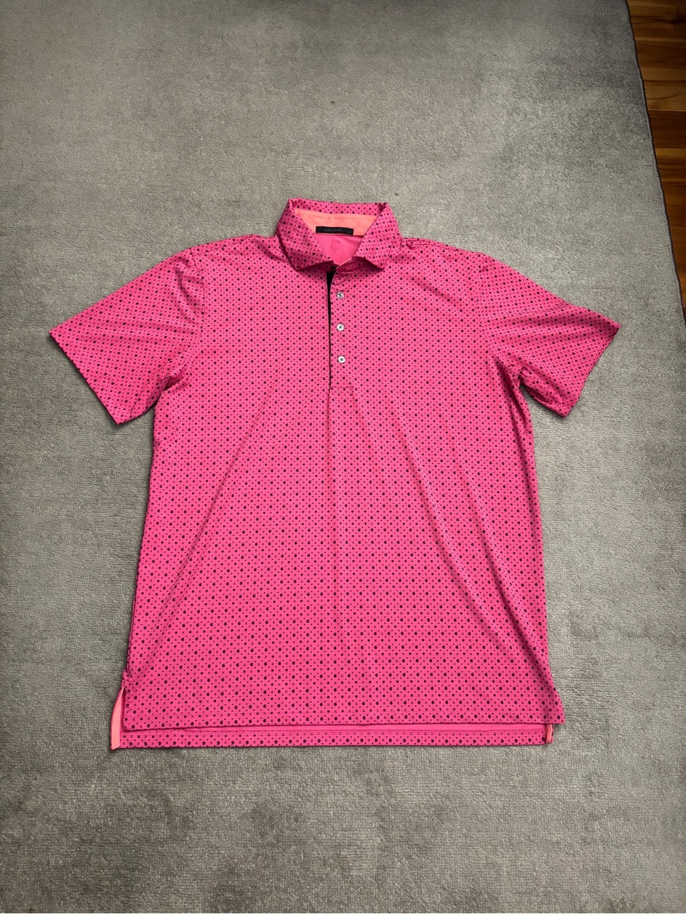Greyson Clothiers Technical Golf Polo Short Sleeve Pink Logo